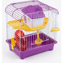 TeknoKapsül Hamster Kafes Mor