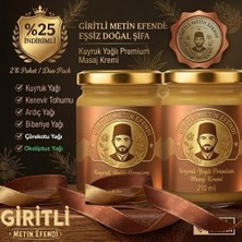 2 x 210 ml Kuyruk Yağlı Premium Masaj Kremi & Jeli – Bitkisel Karışımlı Rahatlatıcı Bakım Giritli Metin Efendi