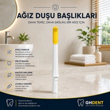 Ghdent GH15 Uyumlu 3 Gözlü Yedek Başlık (1 Adet) – Masaj Etkili Hassas Diş Eti Temizleme – BPA FREE & FDA Kriterlerine Uygun