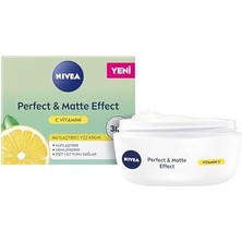 Gees Global Perfect & Effect C Vitaminli Yüz Bakım Kremi (50 Ml), Matlaştırıcı, Nemlendirici Yüz Kremi, Eşit Cilt Tonu