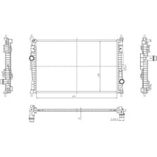 Nrf 59302 Motor Su Radyatörü 2008 I Iı 208 I Iı 3008 301 308 Iı 5008 508 Expert Iv Partner Rifter Be