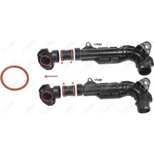 Nifea 17053 Turbo Hava Hortum Contası Corsa F Astra L Mokka Combo E Crandland Crossland Vivaro C Par
