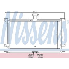 Nıssens Nissens 94538 Klima Radyatörü Scania 4 Serisi 96 > RT Kabin