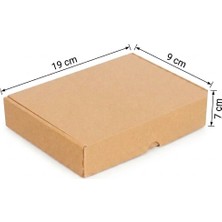 Kutu Deposu 9X19X7 cm E-Ticaret ve Kargo Kutusu (100 Adet)
