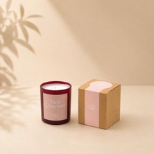 Gees Global Kokulu Mum - 150 gr Cam Bardak Amber Kokulu Mum |%100 Doğal Soya Mumu | Özel Hediye Kutulu | Vegan ve Parafinsiz Saf Soya Wax (Amber)