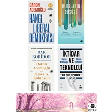 Doğan Kitap Daron Acemoğlu 4 Kitap Set / Hangi Liberal Demokrasi - Ulusların Düşüşü - Dar Koridor - Iktidar ve Teknoloji - Genç Kitap Ayraç Hediyeli