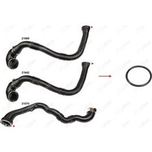 Nifea 21671 Turbo Borusu Contası Plastik Boru Harıc Opel Insignia A 2.0 Cdtı 68 14 17 13419442