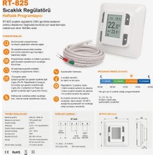 F&F Filipowski Sıcaklık Regülatörü RT-825