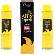 Altın Yaprak Limon Kokulu Çay Kolonyası 400 ml 1 Adet 60 Derece Dökme Özelliği ile Ferahlatıcı