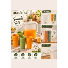 Porsima 162227-000 6 Parça Sürahi ve Bardak Seti - 6lı Piknik,kamp Seti