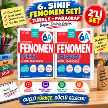 Fenomen 6. Sınıf Türkçe ve Paragraf Soru Bankası 2’li Set | 6A | Yeni Nesil Sorular | Video Çözümlü | Akıllı Tahta Uyumlu