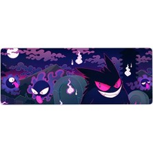 Mess Negozio Gengar Pokemon, 70X30, 3mm, Kaymaz Mousepad, Mess