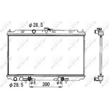 Nrf 53390 Nissan Primera P12 02 08 Almera M16 00 06 A T Su Radyatör 692*360*16 21460AV700