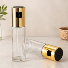 Bezos 100 ml Cam Yağdanlık Sprey Şişe (Ince Uzun, Krom Başlık)