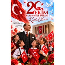 Promisebackdrop2 150X200 Cm, 29 Ekim Cumhuriyet Bayramı, Okul Etkinlik Kumaş Pano