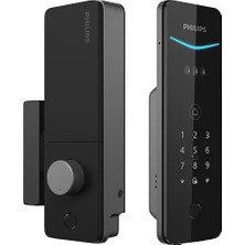 Philips Akıllı Kilit DDL507-FV-7HWS | EmaksPrime Garantili | 3D Yüz Tanıma, Kamera, Çift Taraflı Parmak İzi | Bahçe Kapısı Uyumlu