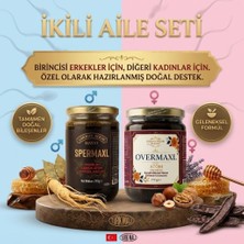 Spermaxl - Overmaxl Aile Seti ( 2 x 777 gr ) Erkek ve Kadın Için Bitkisel Destek Lokman Hekim Hayat
