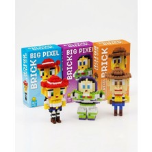 Netavantaj Toy Story Kahramanları Tasarımlı Büyük Parçalı Blok Oyunc