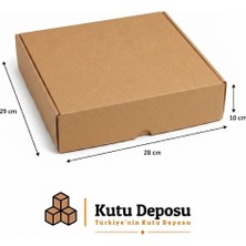 Kutu Deposu 28X29X10 cm E-Ticaret ve Kargo Kutusu (50 Adet)