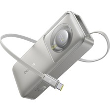 Baseus FREE2PULL 30W 10.000MAH Gri Taşınabilir Şarj Cihazı Powerbank