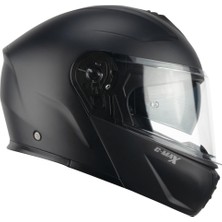 Shiro Cgm 569A C-Max Mono Çene Açılır Kask Siyah-S