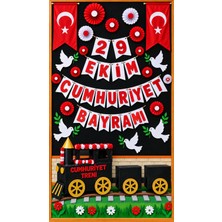 Promisebackdrop2 150X200 Cm, 29 Ekim Cumhuriyet Bayramı, Okul Etkinlik Kumaş Fon