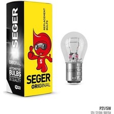 Seger 208680 Ampul P21/5W 12V 21/5W 1016 BAY15D Standart Yenileme