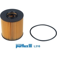 Purflux L316 Yağ Filtresi Volvo S40 95 04 C70 97 05 S70 S60 01 10 S80 98 06 V40 95 04 V70 XC70 XC89