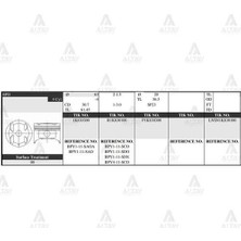 TIK 1K830300-050 Piston Takım 323 1.8 L 9598 83.50mm BP 0.50 BPY111SAOA