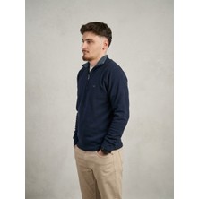 Felvino Erkek Premium Yarım Fermuarlı Yaka Detaylı Pike Sweatshirt