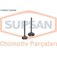 Supsan VT-362847-362848 Supap Takım Toyota Corolla 1.6 16V Vvt I Eng. 3zz Fe 4zz Fe 1010112602