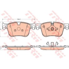 Trw GDB2035 Ön Fren Balatası Peugeot 308 Iı 13> Citroen C4 Picasso Iı 1609898580