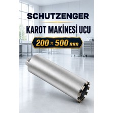 SCHUTZENGER 200X500 mm Elmas Karot Makinesi Delme Ucu Profesyonel Ustalar Için Alman