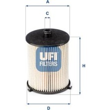 UFI 26.073.00 Yakıt Filtresi 233000N080