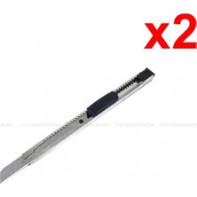 Eco Lounge Metal Dar Maket Bıçağı Ince Falçata 9mm 2 Adet