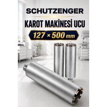 SCHUTZENGER 127X500 mm Elmas Karot Makinesi Delme Ucu Profesyonel Ustalar Için