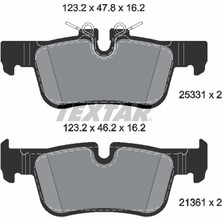 Textar 2533101 Fren Balatası Arka Bmw 1F40 2 F45 F46 X1 F48 X1 F49 X2 F39 Mini F54 F60 Bm 14 17 1543