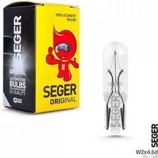 Seger 209311 Ampul W1.2W 12V 12W W2X4.6D T5 K. Dipsiz Standart Yenileme