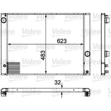 Valeo 735476 Motor Su Radyatörü Otomatik Sanz Bmw N46 N53 N52 E60 E63 E64 E64 17117534914