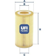 UFI 25.001.00 Yağ Filtresi BMW M47 D20 E39 E46 0003 Freelander I L314 2.0 Td4 0005 HU718/1Z