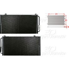 Wisco 314341000 Klima Radyatörü 610X291X16 Rover 200 400 95 05