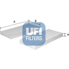 UFI 53.164.00 Polen Filtresi Master IV 2.3dcı 10 Kng Kng Exp 1.5dcı 1.6 1.6 16v 08 Movano B 2.3cdtı