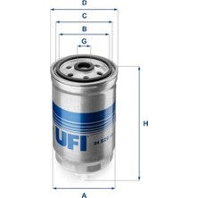 UFI 24.529.00 Yakıt Filtresi FN2088A