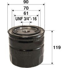 Valeo 586036 Yağ Filtresi Volkswagen Sharan 1.9 Tdı 1682283780