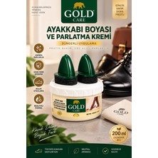 Gold Care Süngerli Ayakkabı Boyası Parlatıcı Krem 200 ml Renksiz