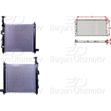 Wisco 311407600 Su Radyatörü Brazıng At 410X408X16 Kia Picanto (Ja) 1.0 12 17> 606866