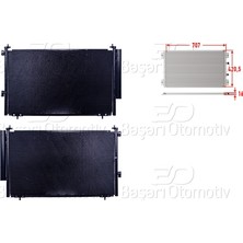 Wisco 314346500 Klima Radyatörü 707X420 5X16 Toyota Rav4 2.0 2.2 2.5d 12 > 940349