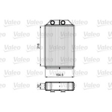 Valeo 811530 Kalorifer Radyatörü Audi A6 4B1819031C