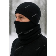 Ritagarcia 2'li Set Yumuşak Polar Bere ve Boyunluk - Ayarlanabilir  Kışlık Takım