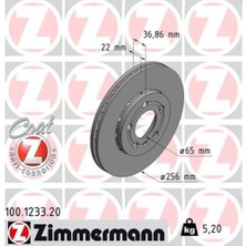 Zimmermann 100.1233.20 Ön Fren Aynası Golf Iv Polo 01 Bora 99 05 Leon 99 06 Toledo Iı Ibiza Iv V A3